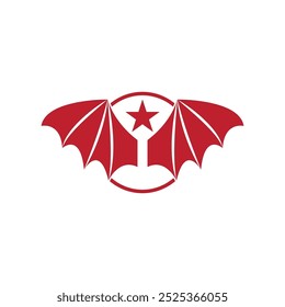 bat vector icon logo template illustration design