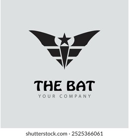 bat vector icon logo template illustration design