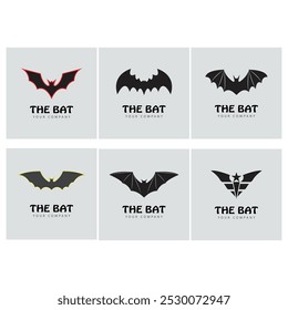 bat vector icon logo template illustration design