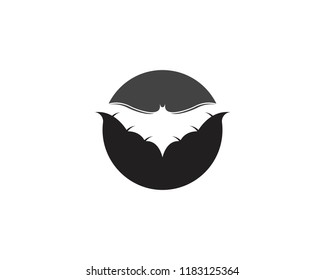 bat vector icon template