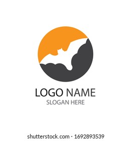 bat vector icon template illustration design