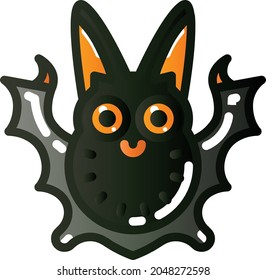 Bat vector illustration design flat