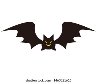 Bat vector illustration.
Illustration of Halloween.