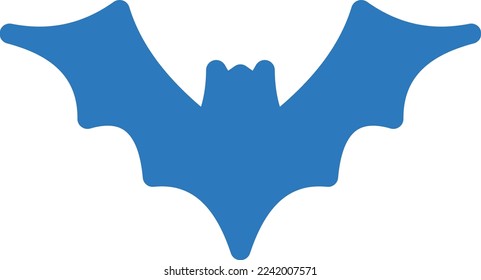 bat Vector illustration on a transparent background. Premium quality symmbols. Glyphs vector icons for concept and graphic design. 