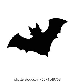 A bat vector silhouette illustration