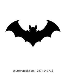 A bat vector silhouette illustration