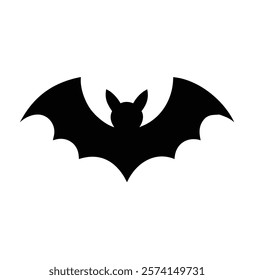 A bat vector silhouette illustration