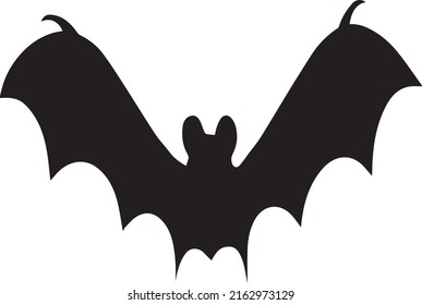 bat wild life vector silhouette