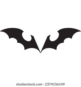 Bat wing logo vector element