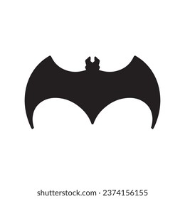 Bat wing logo vector element