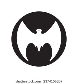 Bat wing logo vector element