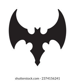 Bat wing logo vector element