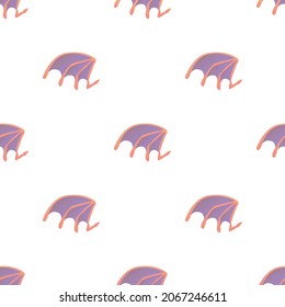 Bat wing pattern seamless background texture repeat wallpaper geometric vector