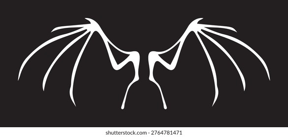 bat wing skeleton art