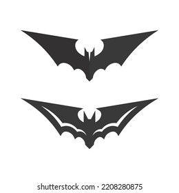 bat wing vector icon logo template illustration design