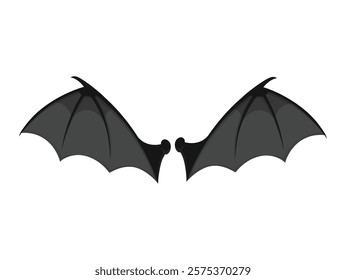 Bat Wing Vector Illustration - 01