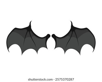 Bat Wing Vector Illustration - 06