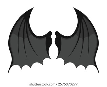 Bat Wing Vector Illustration - 07