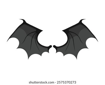 Bat Wing Vector Illustration - 08