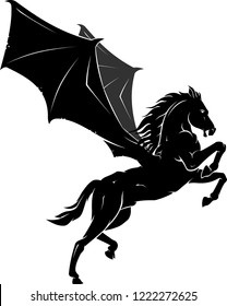 Bat Winged Horse Leap 