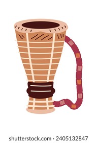 bata drum africa culture illustration