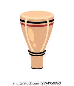 bata drum colored vector isolated