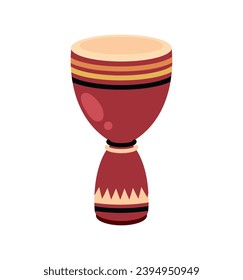 bata drum cultural design vector isolated