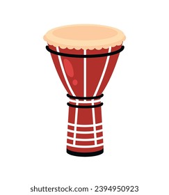 vector de ilustración cultural bata drum aislado