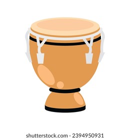 bata drum design vector isolated