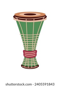 bata drum equipment illustration isolated