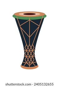 bata drum folk illustration isolated