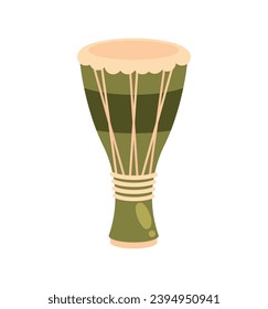 bata drum green vector isolated