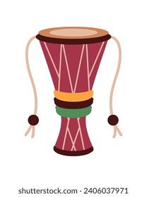 bata drum instrument illustration isolated