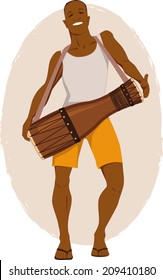 Bata drum musician