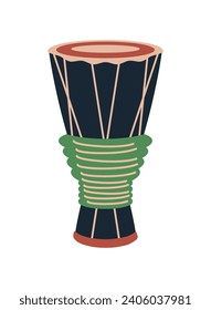 bata drum percussion illustration isolated