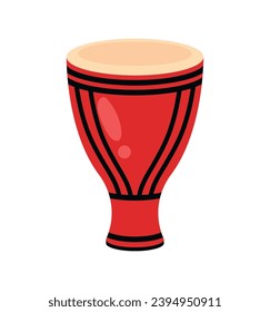 bata drum red vector isolated