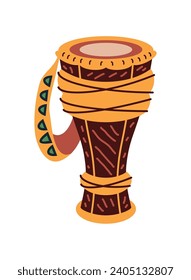 bata drum traditional illustration isolated