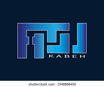 batam, indonesia. april 4th, 2021. Attractive logo vector illustration with elegant color combination
