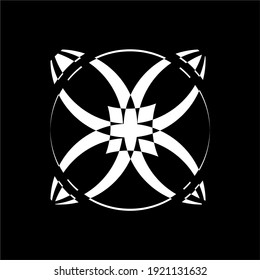 batam, indonesia. Feb 21st, 2021. Vector illustration of various circle ornaments
