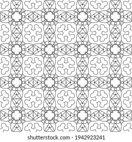 batam, indonesia. March 25th, 2021. vector illustration of a sketch of a batik motif that is suitable for clothing motifs and children's coloring books