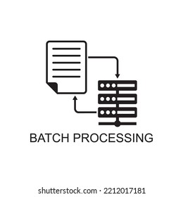 Batch Processing Icon , Storage Icon