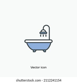 Batch tub vector icon. Premium quality.