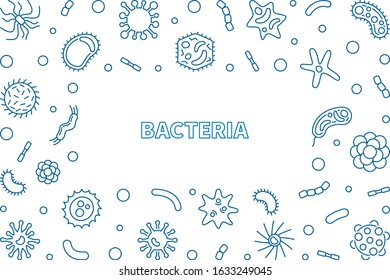 Bateria vector concept minimal thin line frame or illustration