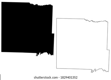 Bates County, Missouri (US County, Vereinigte Staaten von Amerika, USA, USA, USA), Karte, Vektorgrafik, Skizze Bates Karte