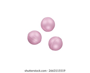bath bomb icon 3d illustration render
