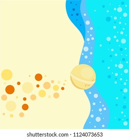Bath bombs design paper art abstract