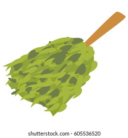 Bath broom Vector Illustration