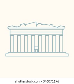 Bath colored line Illustration
