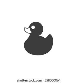 bath duck icon. sign design