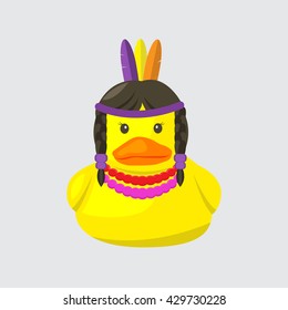 bath duck , indigenous people series
